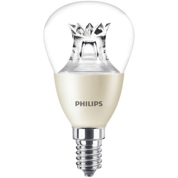 PHILIPS Master LEDluster, Zierlampe P48, 230V/5,5W(=40W), E14, 470lm, 2200-2700K, DIMTONE