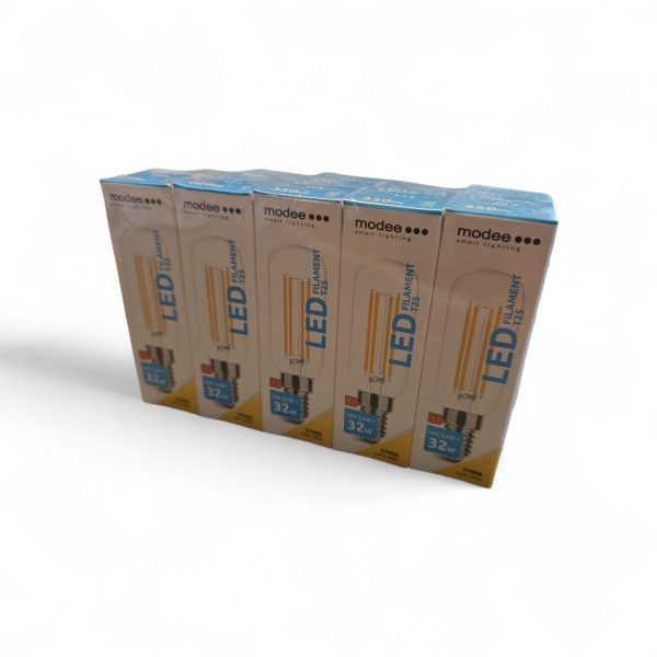 MODEE LED Filament T25, 230V/3,5W(=32W), E14, 350lm, 2700K, NONDIM, CLEAR - 10 STÜCK