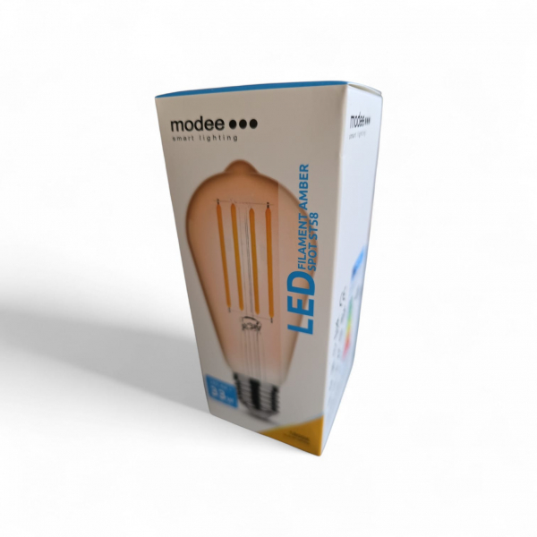 MODEE LED Filament ST58 Amber G125, 230V/4W(=33W), E27, 360lm, 1800K, NONDIM