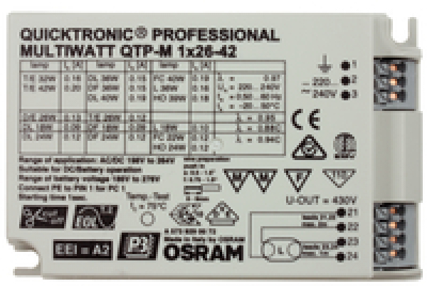 OSRAM Quicktronic Professional Multiwatt QTP-M 1x26-42W,