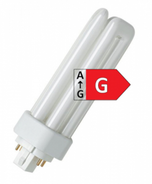 OSRAM Dulux T/E 18W/840, Kompaktleuchtstofflampe mit GX24q-2-Sockel