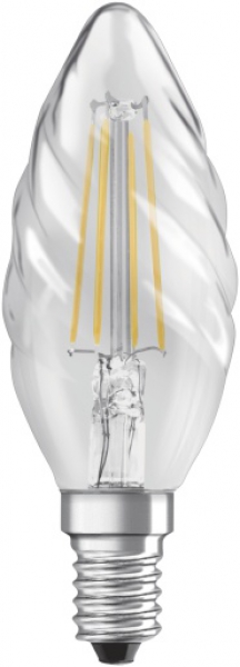 OSRAM Parathom Classic BW40, 230V/4W(=40W), E14, klar gedreht, FIL, 470lm