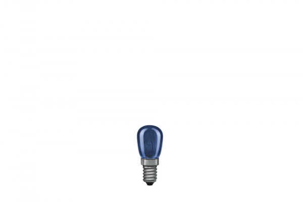 PAULMANN Glühlampe Birnenform, TV-BLAU, 230V/15W, E14, 25x60mm