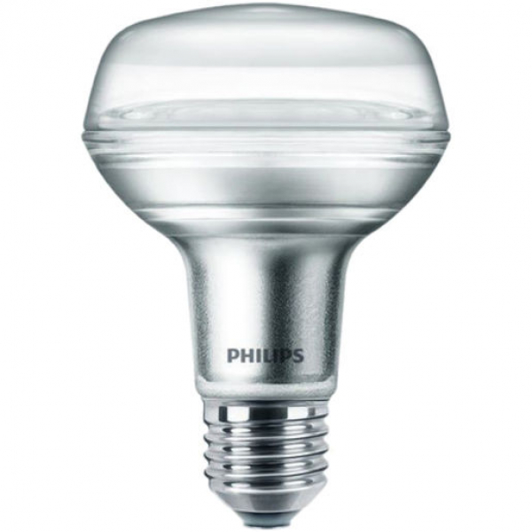 PHILIPS CorePro LEDspot ND R80, 230V/4W(=60W), E27, 2700K, 340lm, NONDIM