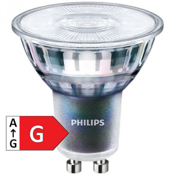 PHILIPS Master LEDspot GU10 MV, 220-240V/5,5W(=50W), 3000°K, 375lm, 25°, DIM