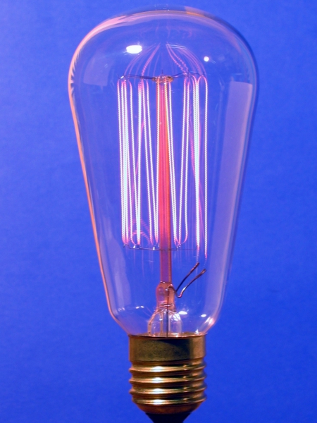 RIGHI-LICHT P64 Deluxe Vielfachwendel klar, 245V/40W, E27, 250 Lumen