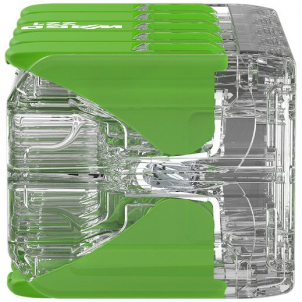 WAGO Verbindungsklemme Green Range 10L 0,2…4mm², mit Hebel, grün, transparent