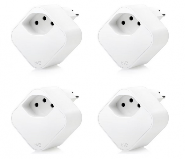 Eve Systems Smart Home Steckdose Eve Energy 4x