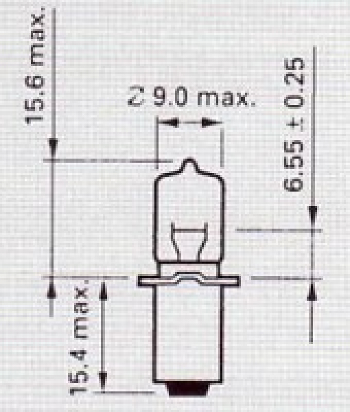 NARVA 68147, HMF, 6,0V/6W, PX13.5s, Miniaturlampe