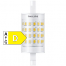 PHILIPS CorePro LED, R7s, 230V/7W(=60W), 78x28mm, 950lm, 840, 3000K, NONDIM