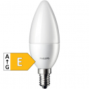 PHILIPS CorePro LEDcandle, Kerzenlampe B38,  220-240V/7W(=60W), E14, 6500°K, 806lm, matt, NONDIM