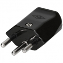 Stecker Typ 12 MAX HAURI TH, schlagfest, Kontakte rund, für Kabel Ø 5,5…8,5 mm, schwarz
