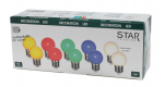 Farbige LED Leuchtmittel E27 G45 Outdoor Lighting, 230V/1W E27 - 10er Set - ideal für Lichterketten
