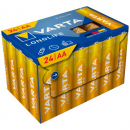 Batterie VARTA Consumer Longlife AA LR6 Alkali-Mangan 1,5V - Box à 24 Stück