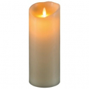 STT Magic Candle L, ivory, 9x23cm, warmweiss extra, batteriebetrieben, mit Timer 5/19H
