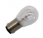 Lichtwurf- / Waagelampe, 2,4V/5W, 25x52mm, Ba15d