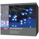Lichterkette Tree Light blue PLR, indoor & outdoor, 80xLED, 8 Meter Länge, Kabel grün