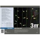 LED Lichtervorhang Curtain green PLRS, indoor & outdoor, 494 LED, 2m Kabel grün, mit 13 Strängen à 3m